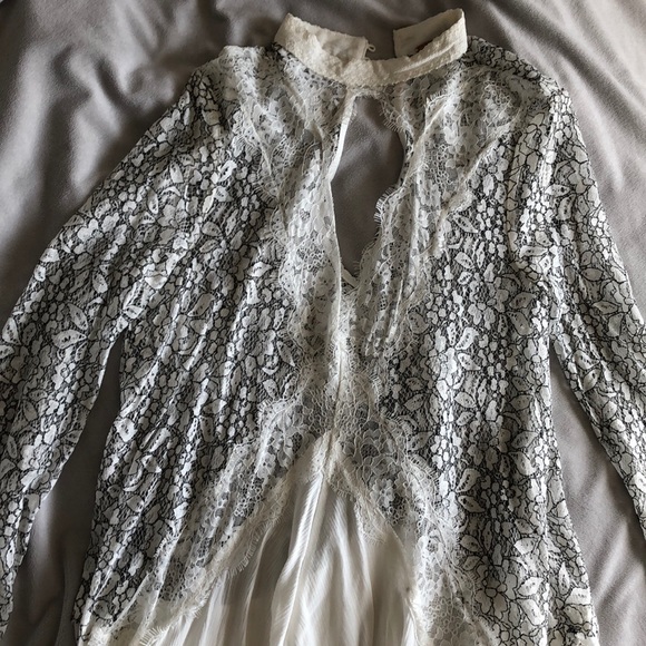Free People Secret Origins Lace Tunic Top Dress - Picture 5 of 6